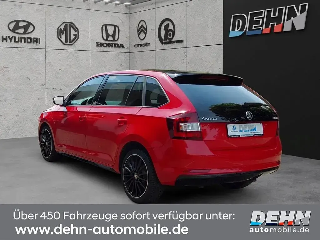 Gebraucht Skoda Rapid Monte Carlo 110 PS (80 kW) 2017 Rot Kleinwagen