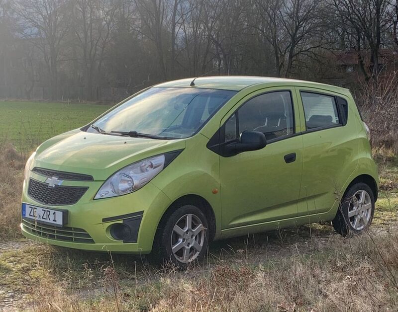 Grün Gebraucht 2013 Chevrolet Spark LS Kleinwagen | 3.050 € (Etwas zu teuer) - Bild 1/4