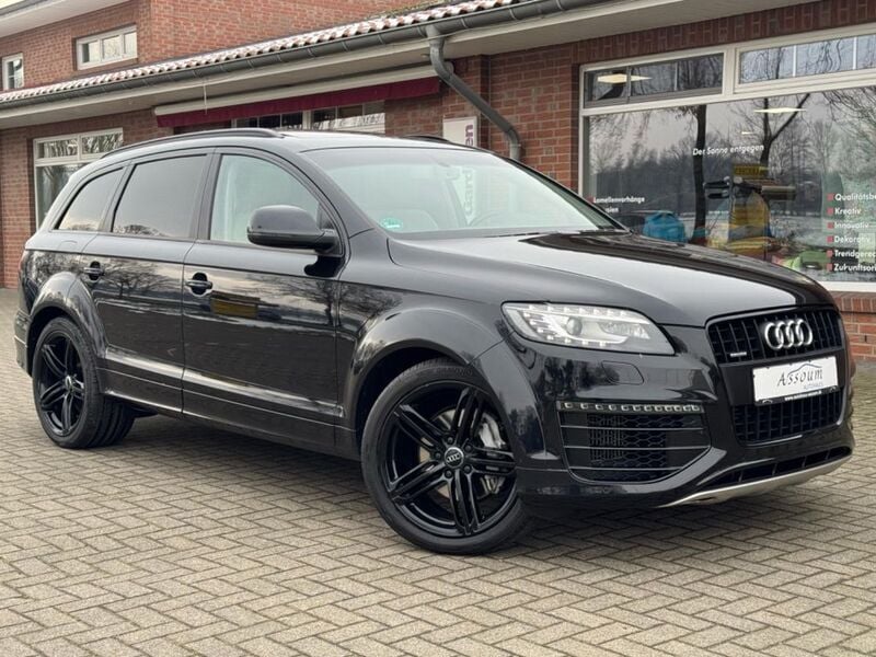 Schwarz Gebraucht 2014 Audi Q7 S-Line SUV | 22.999 € (Teuer) - Bild 1/4