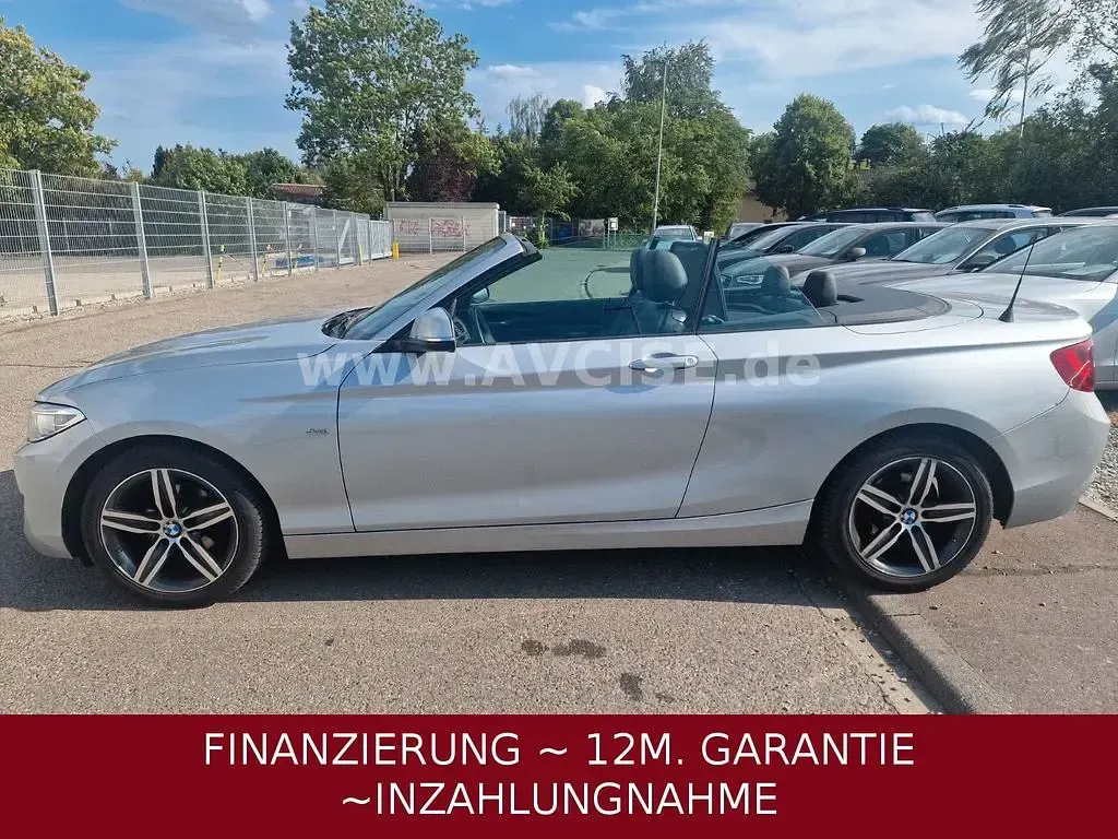Gebraucht BMW 218 Sport Line 150 PS (110 kW) 2017 Silber Cabrio