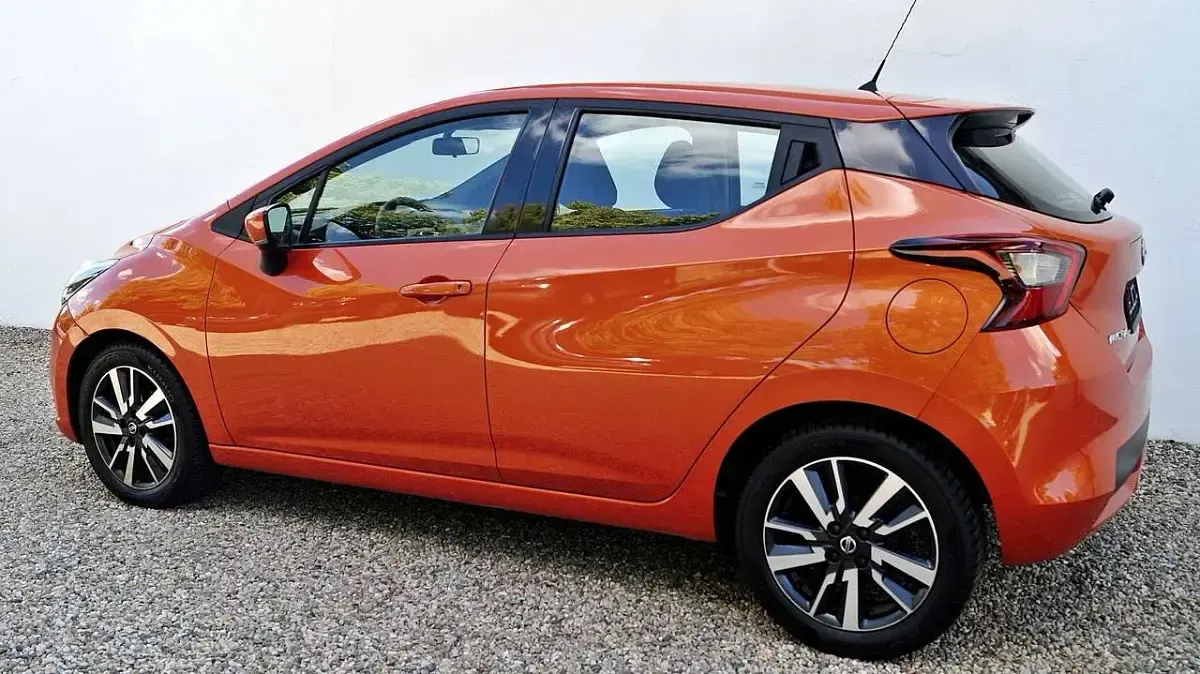 Gebraucht Nissan Micra N-Way 71 PS (52 kW) 2019 Energy orange pearl Kleinwagen