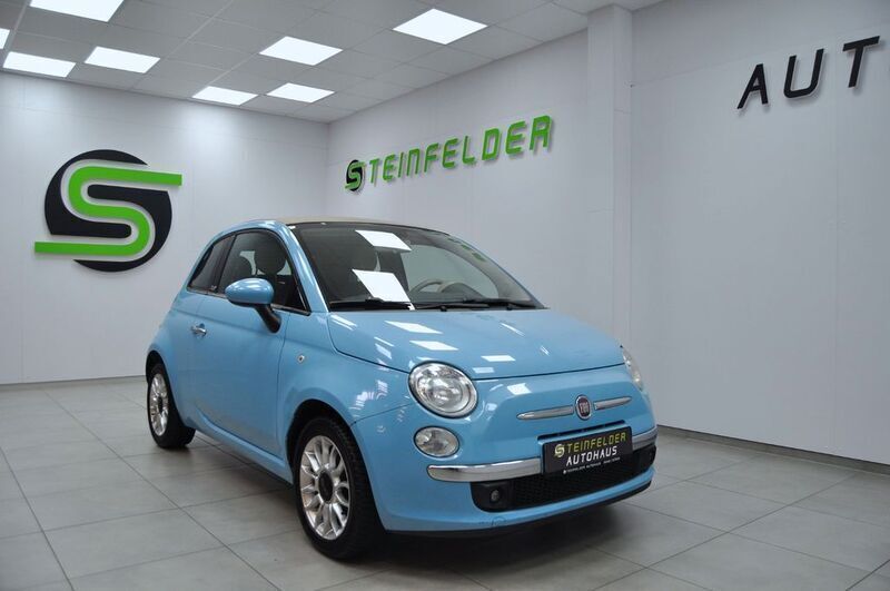 Gebraucht Fiat 500C Lounge 69 PS (50 kW) 2011 Blau Cabrio