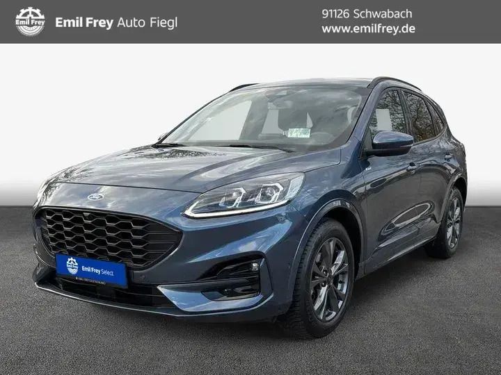 Chrome blue metallic Gebraucht 2023 Ford Kuga ST-Line X SUV | 24.990 € (Guter Preis) - Bild 1/4