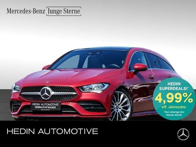 Rot Gebraucht 2021 Mercedes CLA250 Shooting Brake AMG Kombi | 30.970 € (Guter Preis) - Bild 1/4
