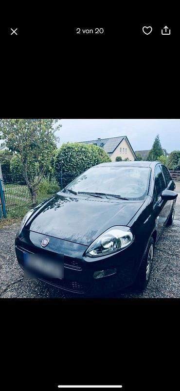 Schwarz Gebraucht 2014 Fiat Punto Kleinwagen | 2.700 € (Superpreis) - Bild 1/4