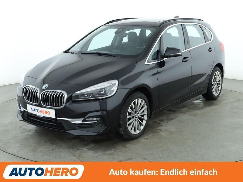 Schwarz Gebraucht 2021 BMW 218 Active Tourer Luxury Line Van / Kleinbus | 20.180 € (Etwas zu teuer) - Bild 1/3