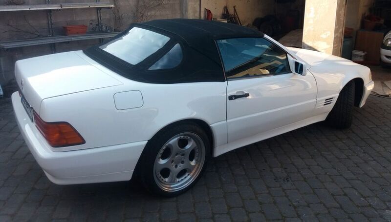 Gebraucht Mercedes SL280 193 PS (141 kW) 1995 Weiß Cabrio