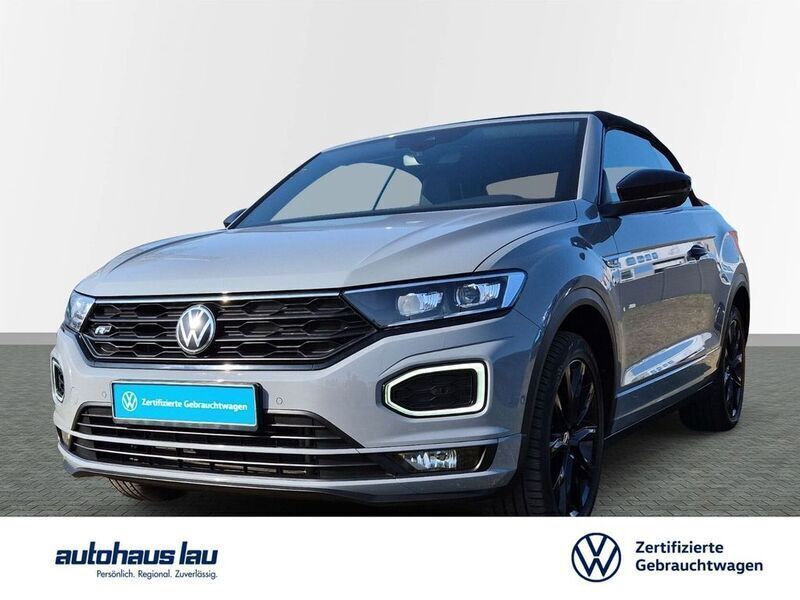 Grau Gebraucht 2021 VW T-Roc Cabriolet R-line Cabrio | 28.990 € (Etwas zu teuer) - Bild 1/4