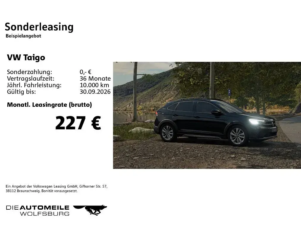 Gebraucht VW Taigo Goal 116 PS (85 kW) 2025 Deep black perleffekt SUV