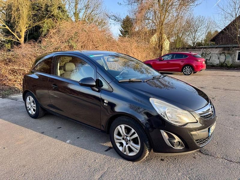 Gebraucht Opel Corsa Edition 87 PS (63 kW) 2012 Schwarz Kleinwagen