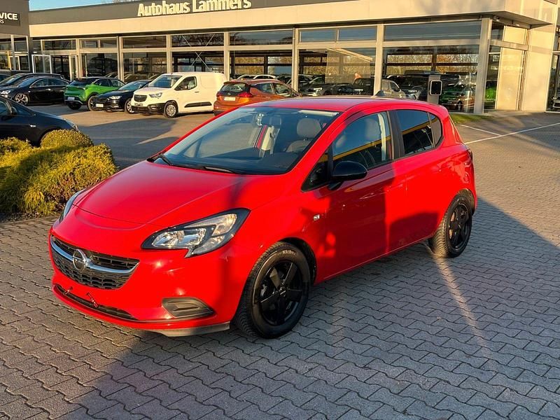 Rot Gebraucht 2016 Opel Corsa Edition Kleinwagen | 7.490 € (Guter Preis) - Bild 1/4