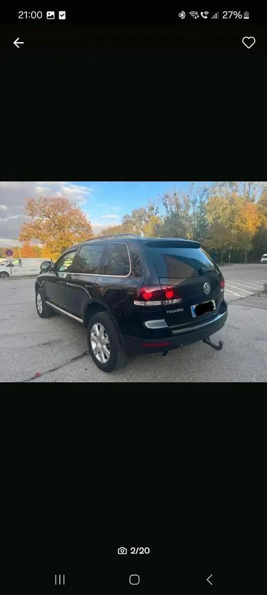 Gebraucht VW Touareg 174 PS (127 kW) 2008 Schwarz SUV