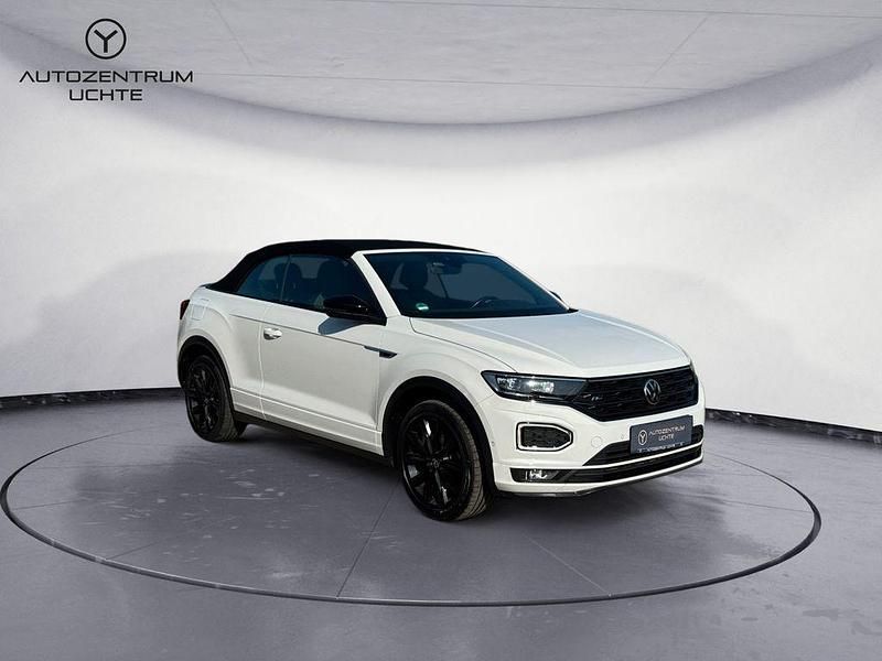 Weiß Gebraucht 2021 VW T-Roc Cabriolet R-line Cabrio | 24.999 € (Fairer Preis) - Bild 1/4