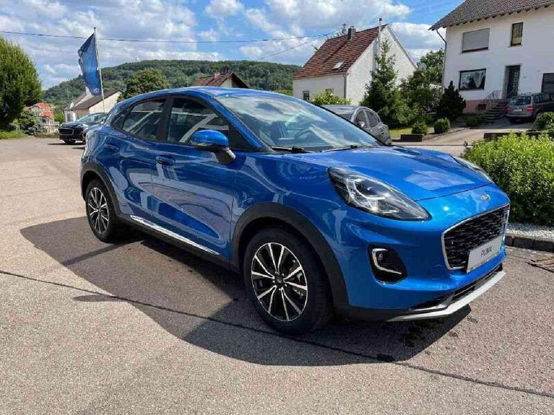 Gebraucht Ford Puma Titanium 125 PS (91 kW) 2021 Dynamicblau metallic (metallic) Coupé