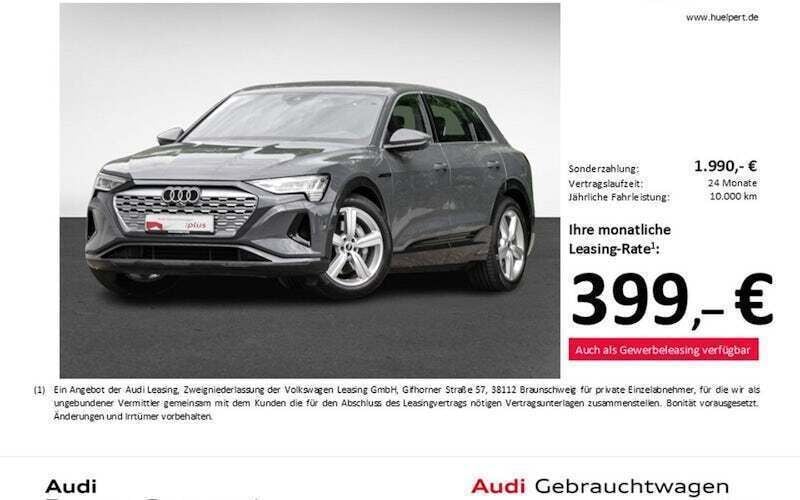 Grau Gebraucht 2024 Audi Q8 e-tron Advanced Plus SUV | 59.911 € (Guter Preis) - Bild 1/4