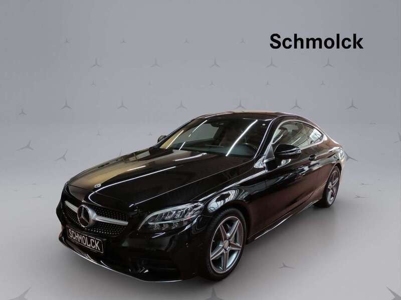 Schwarz Gebraucht 2018 Mercedes C200 AMG Coupé | 26.900 € (Fairer Preis) - Bild 1/4