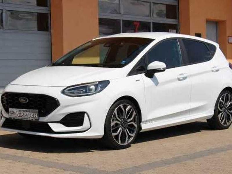 Frostweiß Gebraucht 2022 Ford Fiesta ST-Line Limousine | 19.990 € (Teuer) - Bild 1/4