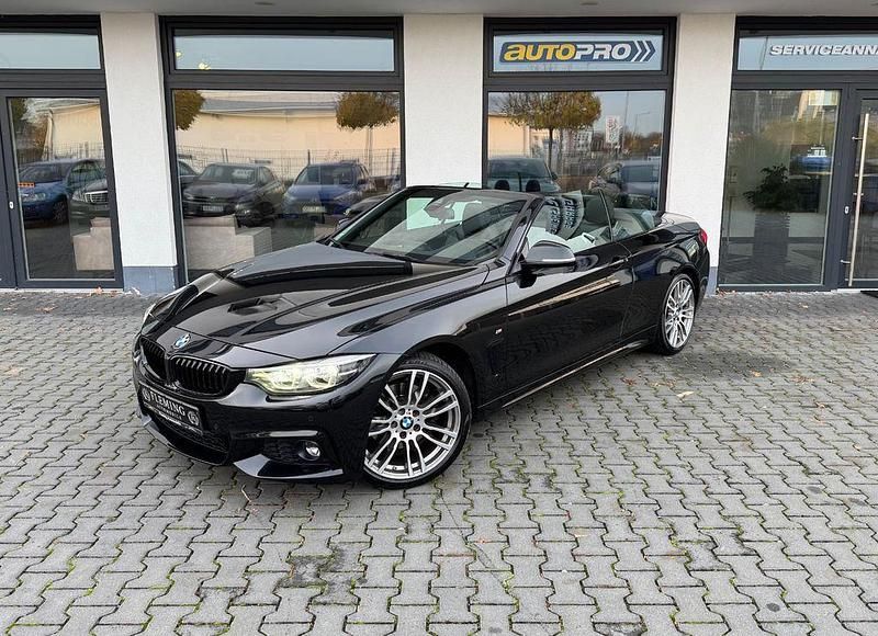 Schwarz Gebraucht 2019 BMW 430 Cabriolet M Sport Cabrio | 35.900 € (Etwas zu teuer) - Bild 1/4