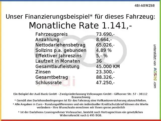 Gebraucht Audi RS3 Sportback Ambiente 400 PS (294 kW) 2026 Schwarz Kleinwagen