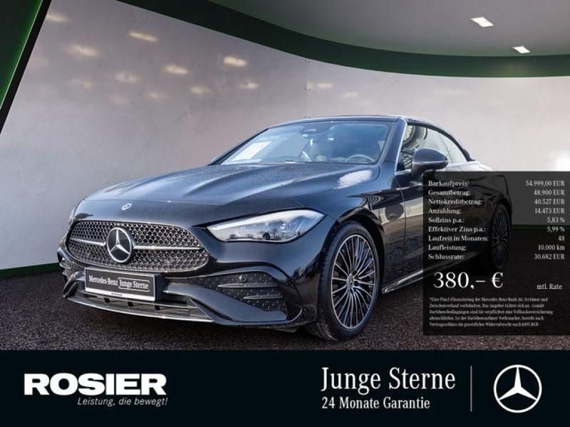 Schwarz / obsidianschwarz (metallic) Gebraucht 2024 Mercedes 200 AMG Cabrio | 54.999 € (Fairer Preis) - Bild 1/4