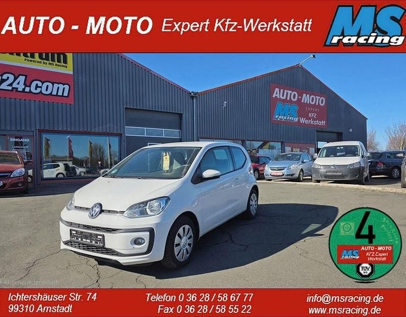 Gebraucht VW up! move up! 60 PS (44 kW) 2016 Weiß Kleinwagen