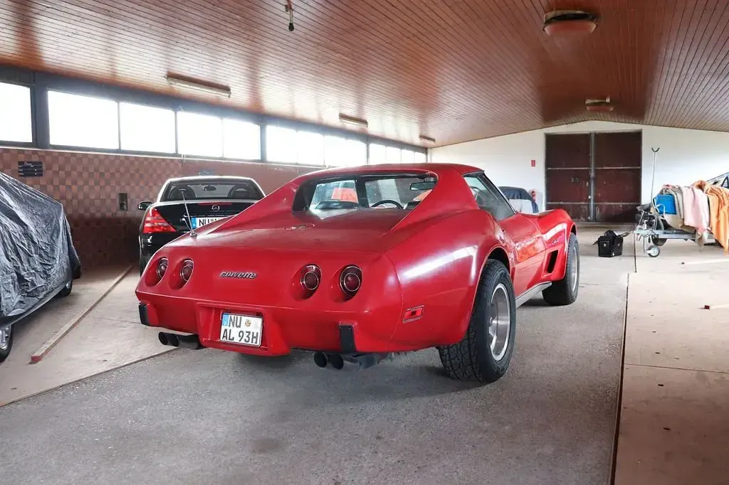 Gebraucht Corvette C3 179 PS (131 kW) 1976 Rot Cabrio