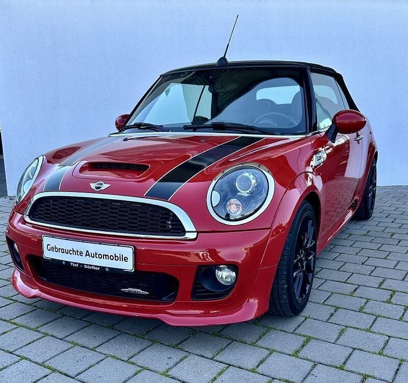 Chili red Gebraucht 2014 Mini John Cooper Works Cabriolet Cabrio | 18.180 € (Fairer Preis) - Bild 1/4