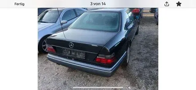 Brugt Mercedes E320 220 HK (161 kW) 1996 Sort Coupe