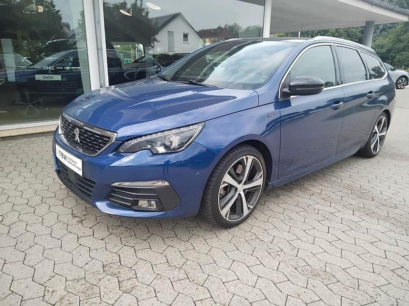 Blau Gebraucht 2018 Peugeot 308 GT Kombi | 20.990 € (Teuer) - Bild 1/4