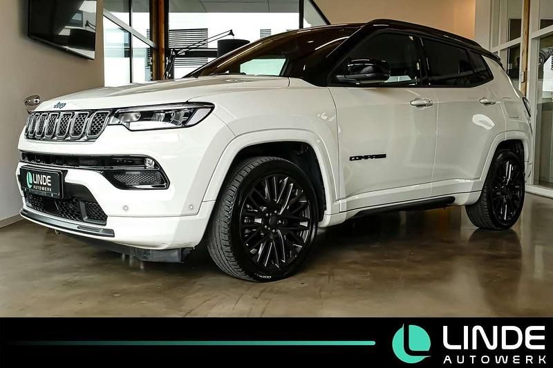 Alpine white (vr296) Gebraucht 2021 Jeep Compass SUV | 22.700 € (Superpreis) - Bild 1/4