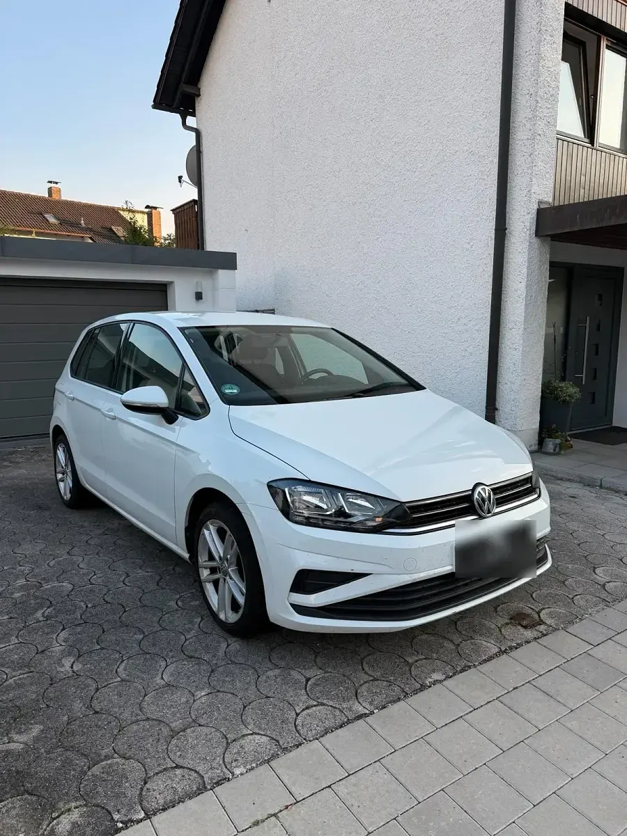 Gebraucht VW Golf Sportsvan 116 PS (85 kW) 2019 Weiß Van / Kleinbus