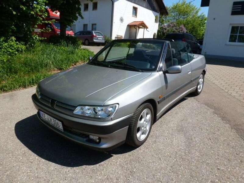 Silbergrau Gebraucht 1995 Peugeot 306 Cabriolet Cabrio | 3.900 € - Bild 1/4