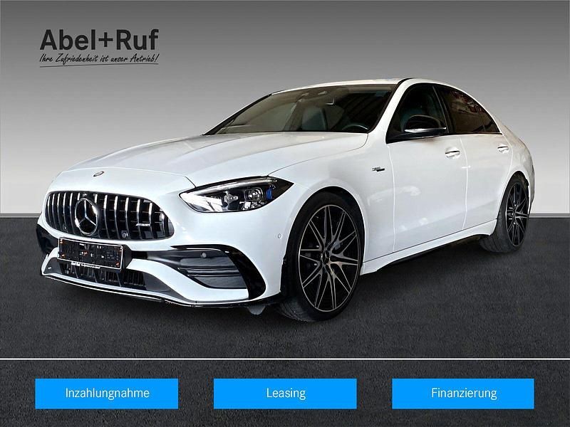 Manufaktur opalithweiß bright Gebraucht 2024 Mercedes C43 AMG AMG Limousine | 58.949 € - Bild 1/4