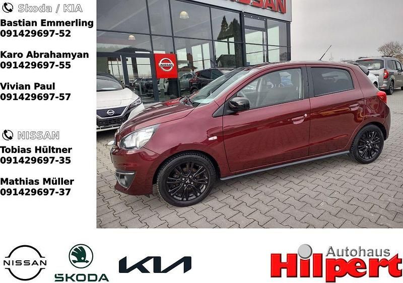 Bordeaux rot (metallic) Gebraucht 2019 Mitsubishi Space Star Diamant Edition Kleinwagen | 9.400 € (Fairer Preis) - Bild 1/4