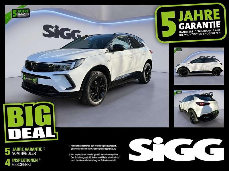 Jade weiss/arktis weiss Gebraucht 2022 Opel Grandland X GS Line SUV | 17.580 € (Guter Preis) - Bild 1/4