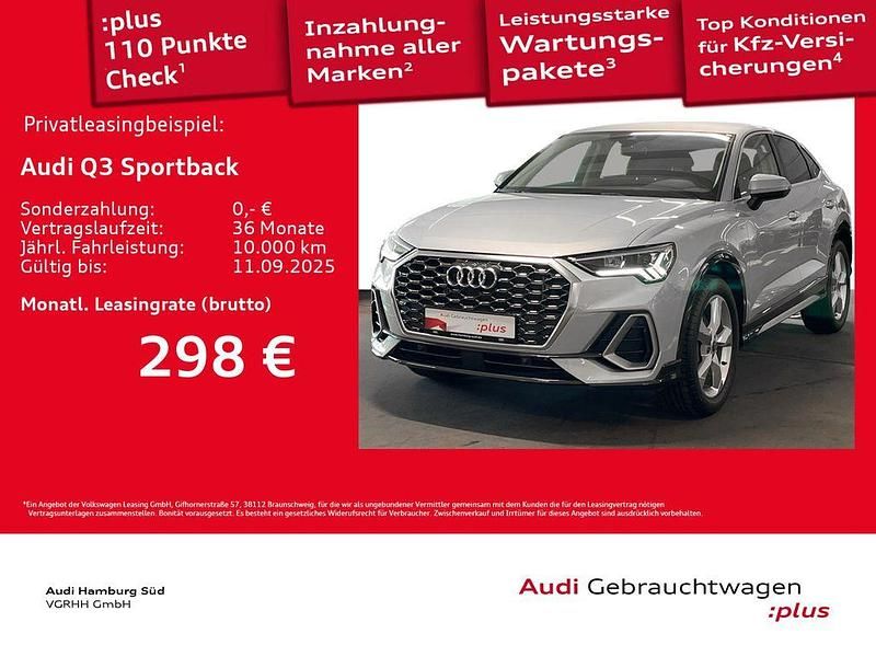 Silber Gebraucht 2024 Audi Q3 Sportback S-Line SUV | 40.290 € (Fairer Preis) - Bild 1/3