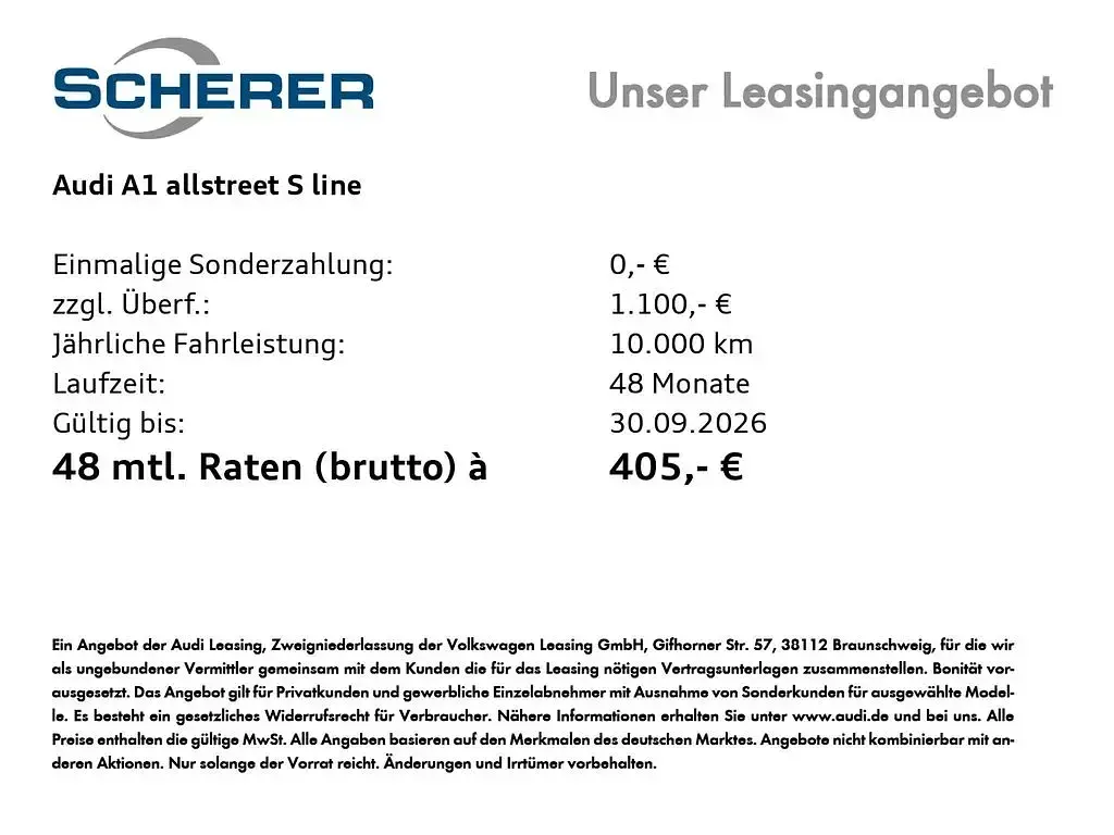 Neu Audi A1 Sport 150 PS (110 kW) 2026 Grau SUV