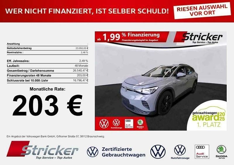 Mondsteingrau Gebraucht 2023 VW ID.4 Pure SUV | 23.949 € (Superpreis) - Bild 1/3