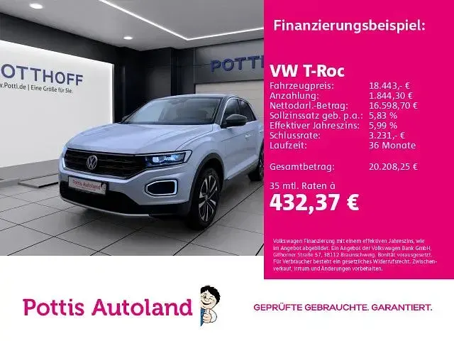 Gebraucht VW T-Roc IQ Drive 116 PS (85 kW) 2019 SUV