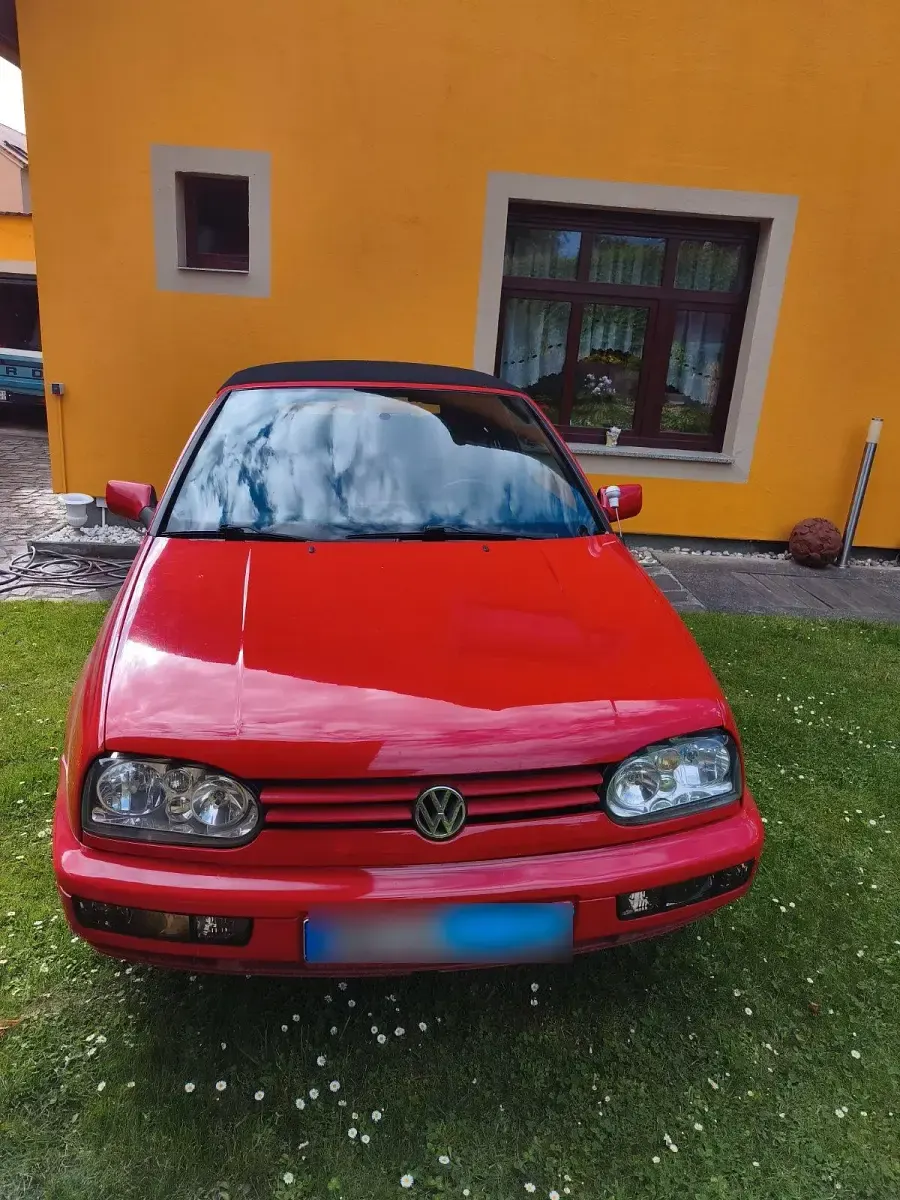 Brugt VW Golf Cabriolet 116 HK (85 kW) 1995 Rød Cabriolet