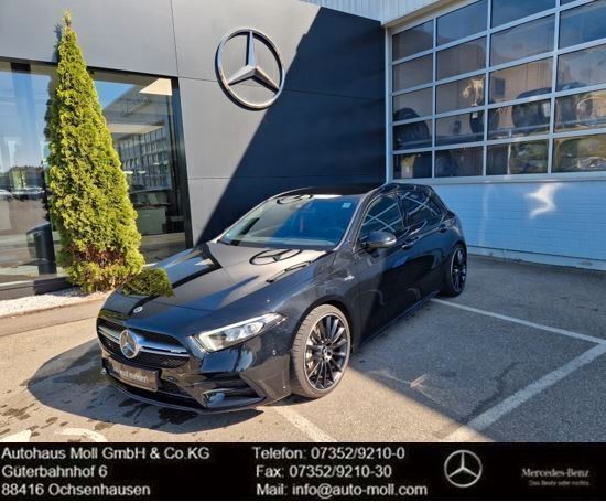Kosmosschwarz metalliclack Gebraucht 2022 Mercedes A35 AMG AMG Limousine | 42.900 € (Fairer Preis) - Bild 1/4
