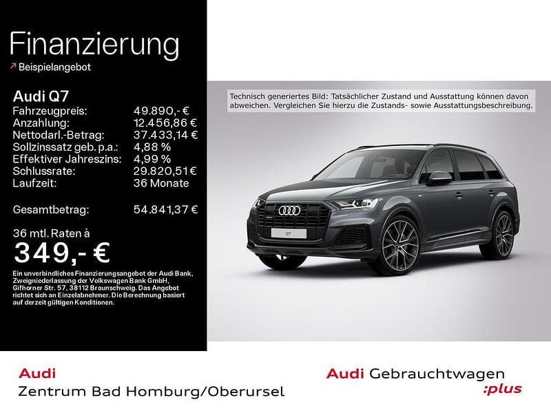 Daytonagrau perleffekt Gebraucht 2022 Audi Q7 Ambiente SUV | 49.890 € (Fairer Preis) - Bild 1/4