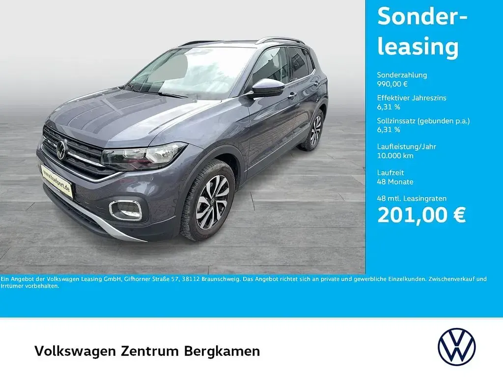 Usado VW T-Cross Active 110 CV (80 kW) 2022 Gris SUV