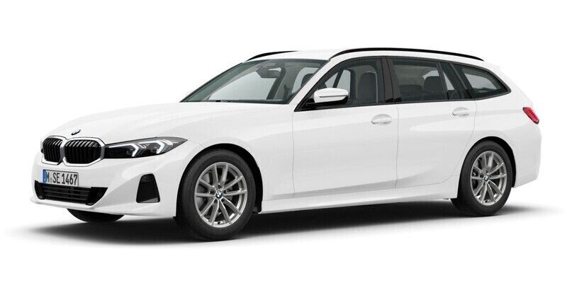 Weiß Gebraucht 2024 BMW 318 Shadowline Kombi | 33.574 € (Guter Preis) - Bild 1/4