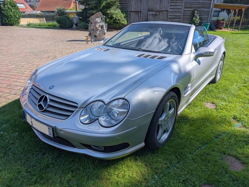 Silber Gebraucht 2002 Mercedes SL500 AMG Cabrio | 27.900 € (Etwas zu teuer) - Bild 1/4
