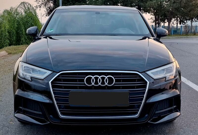 Schwarz Gebraucht 2017 Audi A3 S-Line Limousine | 18.400 € (Fairer Preis) - Bild 1/4