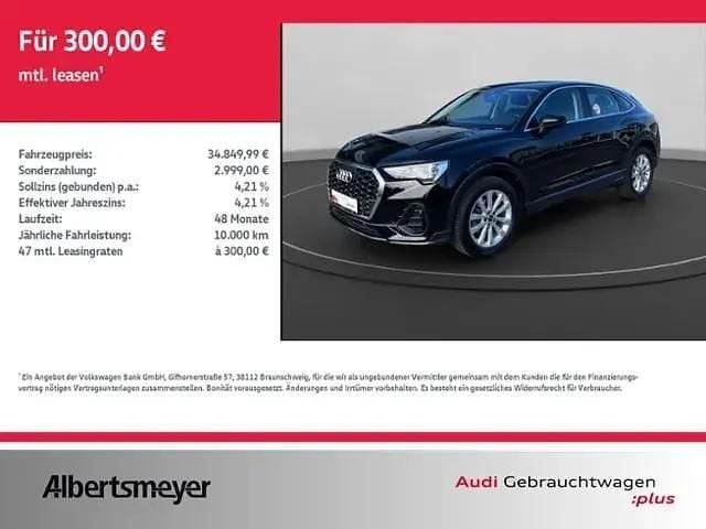 Mythosschwarz metallic Gebraucht 2023 Audi Q3 Sportback SUV | 36.850 € (Guter Preis) - Bild 1/4