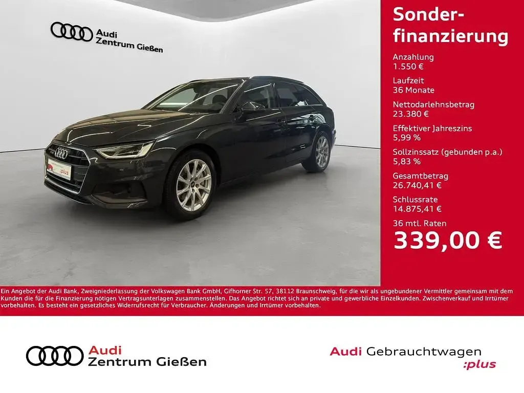 Gebraucht Audi A4 Basis 204 PS (150 kW) 2023 Grau Kombi
