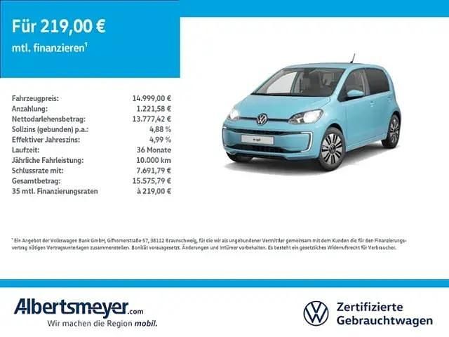Gebraucht VW e-up! move up! 44 kW (61 PS) 2021 Blau Kleinwagen