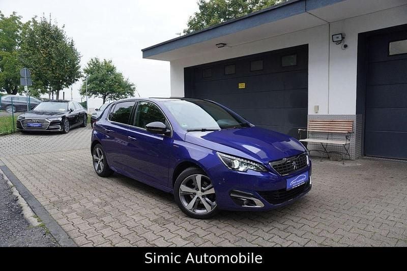 Blau Gebraucht 2015 Peugeot 308 GT-line Limousine | 10.999 € (Guter Preis) - Bild 1/4